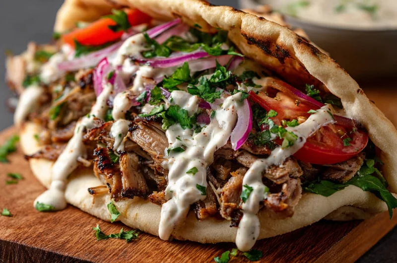 Shawarma Pita with Tahini Sauce: A Flavor-Packed Middle Eastern Classic