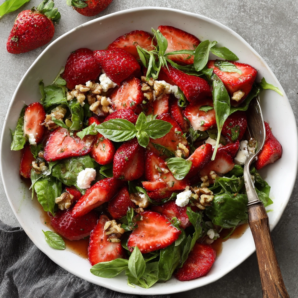 Strawberry Basil Salad