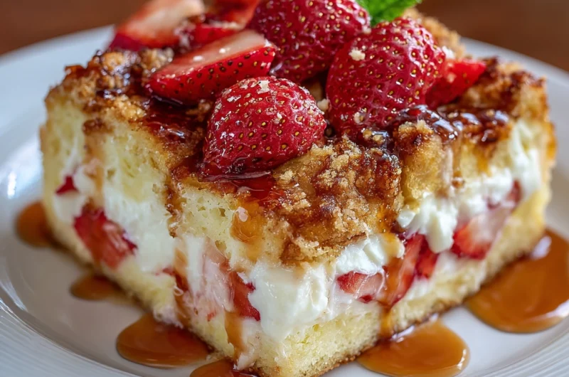 Strawberry Cream Cheese French Toast Bake: Irresistible and Easy Breakfast Recipe