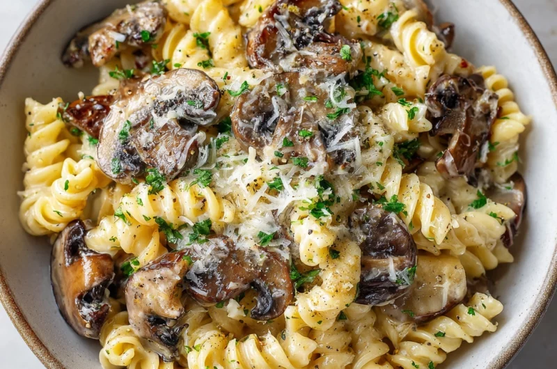 Stroganoff Mushroom Pasta