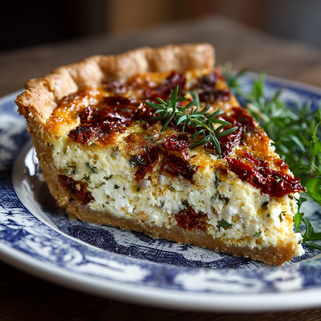 Sun Dried Tomato Quiche