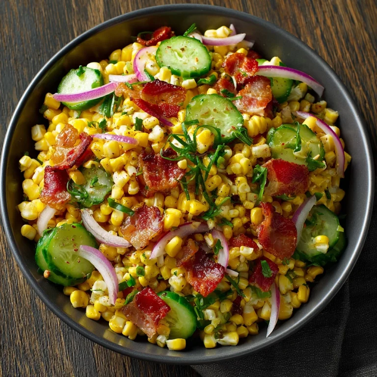 Sweet Corn Salad with Bacon Recipe
