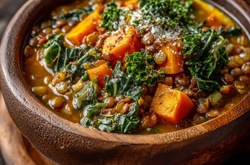 Sweet Potato Lentil Kale Stew: A Nourishing, Hearty Bowl of Comfort