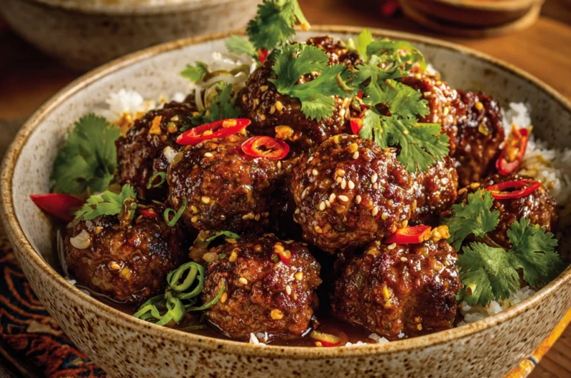 Tangy Asian Meatballs: A Flavor-Packed Recipe You’ll Crave Again and Again