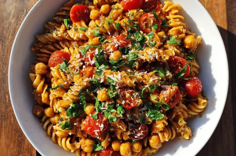 Tomato Chickpea Pasta: A Hearty, Healthy, and Flavorful Dish