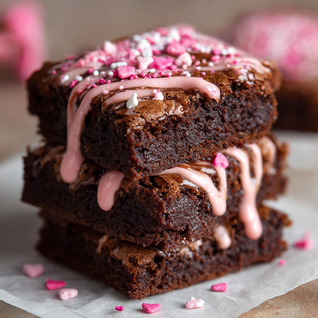 Valentine Chocolate Brownies