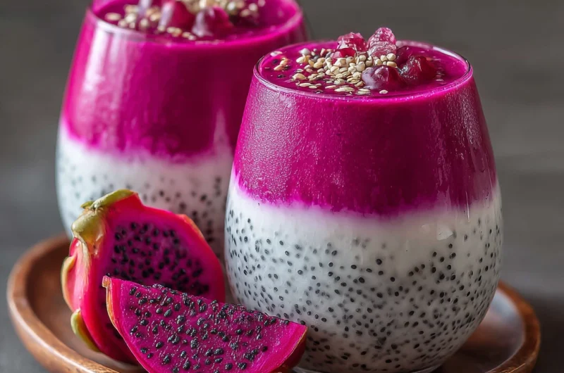 Vegan Dragon Fruit Panna Cotta: A Stunning and Guilt-Free Dessert