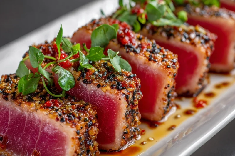 Wasabi Seared Tuna: A Flavorful, Elegant, and Quick Gourmet Dish
