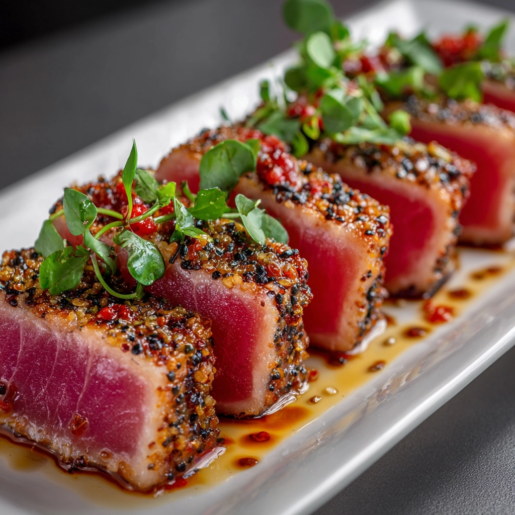 Wasabi Seared Tuna