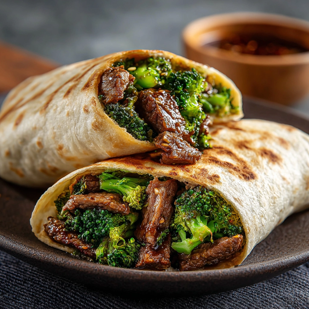 Beef Broccoli Wrap