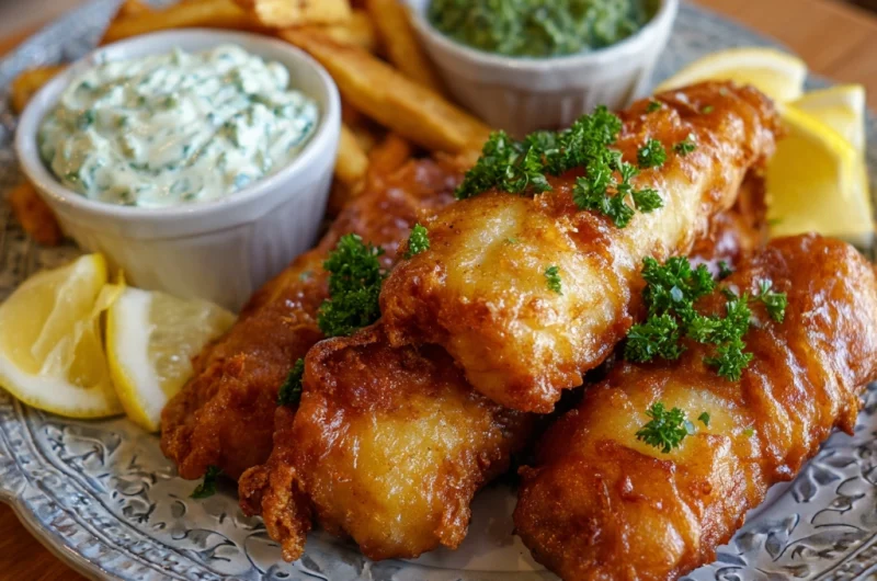 Beer-Battered Fish & Chips: Crispy, Golden, and Irresistibly Delicious