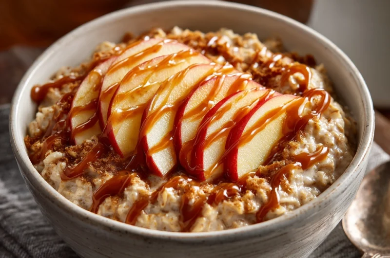 Caramel Apple Oatmeal: A Cozy, Sweet Breakfast Treat