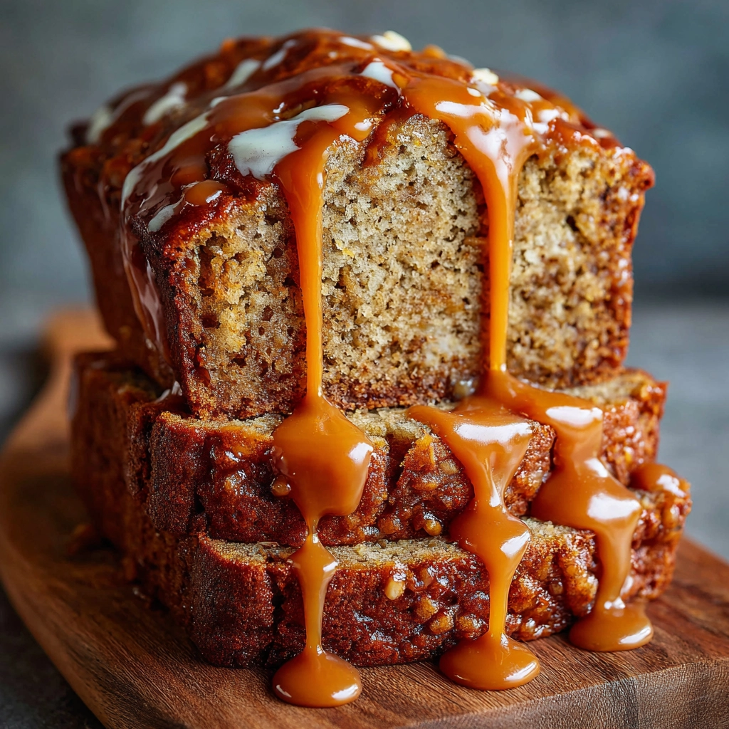 Caramel Banana Bread