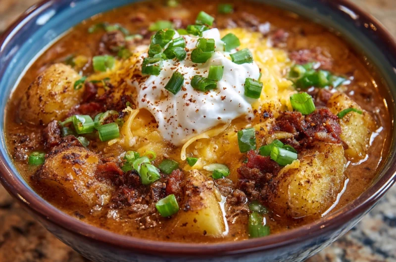Chili’s Baked Potato Soup Recipe: Creamy, Hearty, and Restaurant-Style Comfort