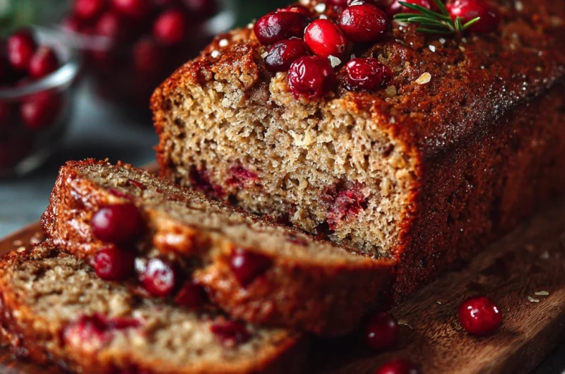 Cranberry Banana Bread: Sweet, Tart, and Perfectly Moist