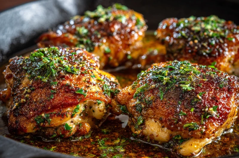 Skillet Chicken Thighs: A Crispy, Juicy One-Pan Dinner You’ll Make Again and Again