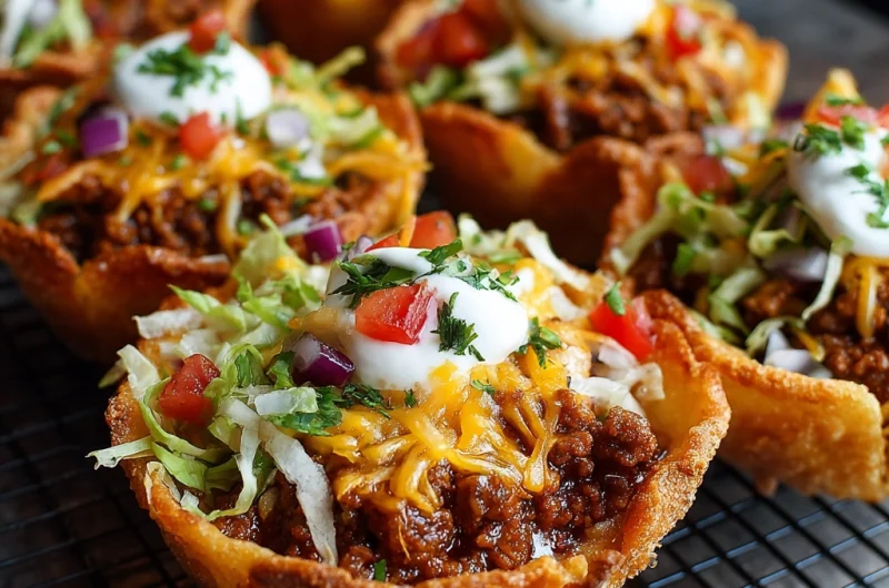 Crispy Taco Cupbakes: A Fun, Crunchy Twist on Taco Night