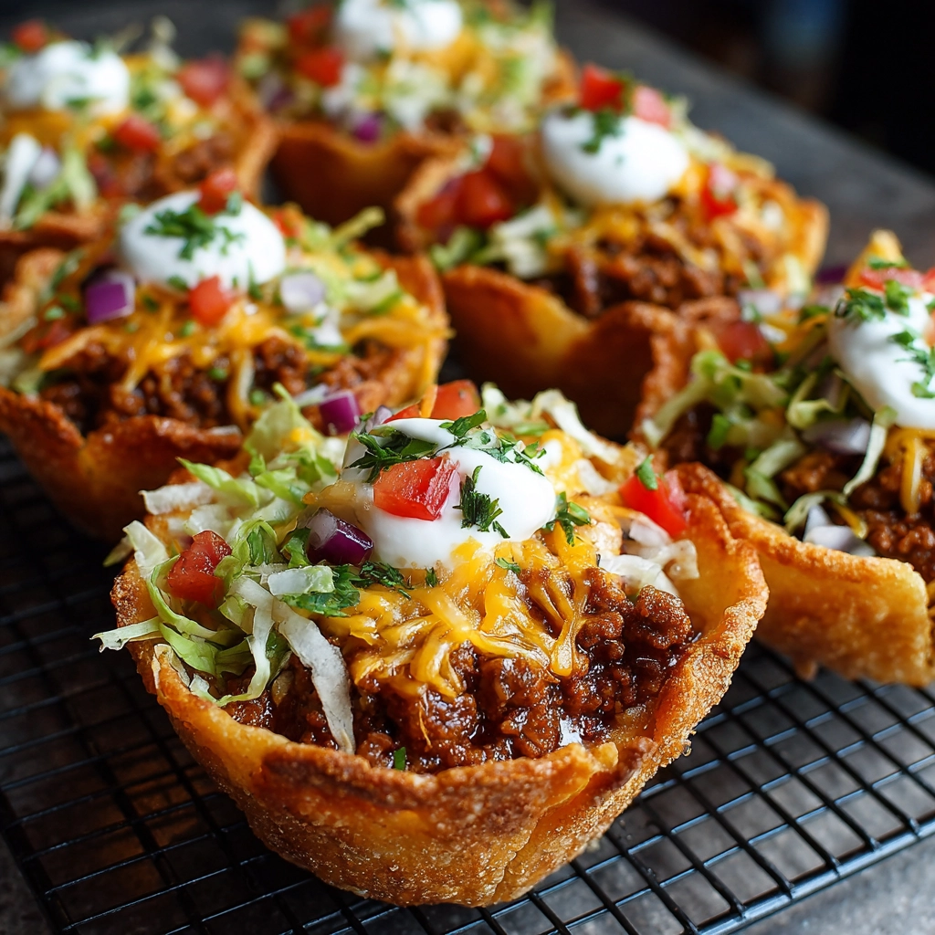 Crispy Taco Cupbakes