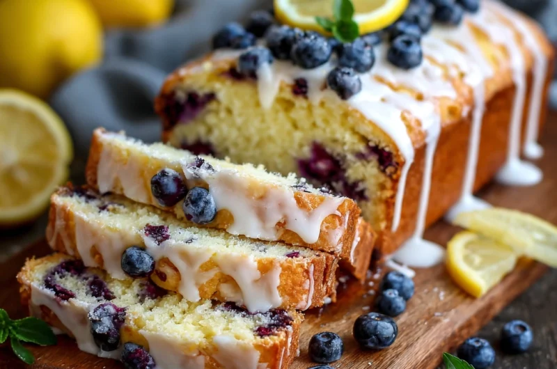 Fluffy Lemon Blueberry Bread: A Perfect Balance of Zesty and Sweet