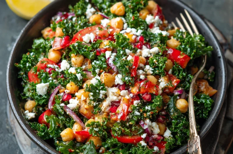 Kale and Chickpea Salad: A Fresh, Protein-Packed Power Bowl