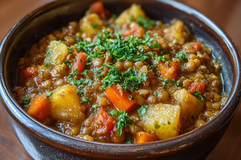 Lentil Potato Stew: A Hearty, Nourishing Comfort Meal