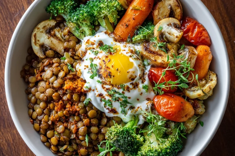 Lentil and Veggie Bowl: A Wholesome, Flavor-Packed Meal