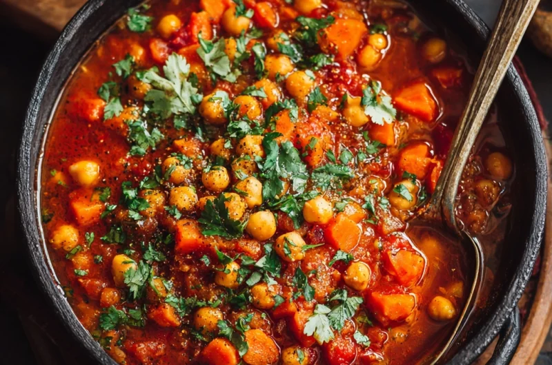 Moroccan Chickpea Stew: A Flavorful and Hearty Plant-Based Delight