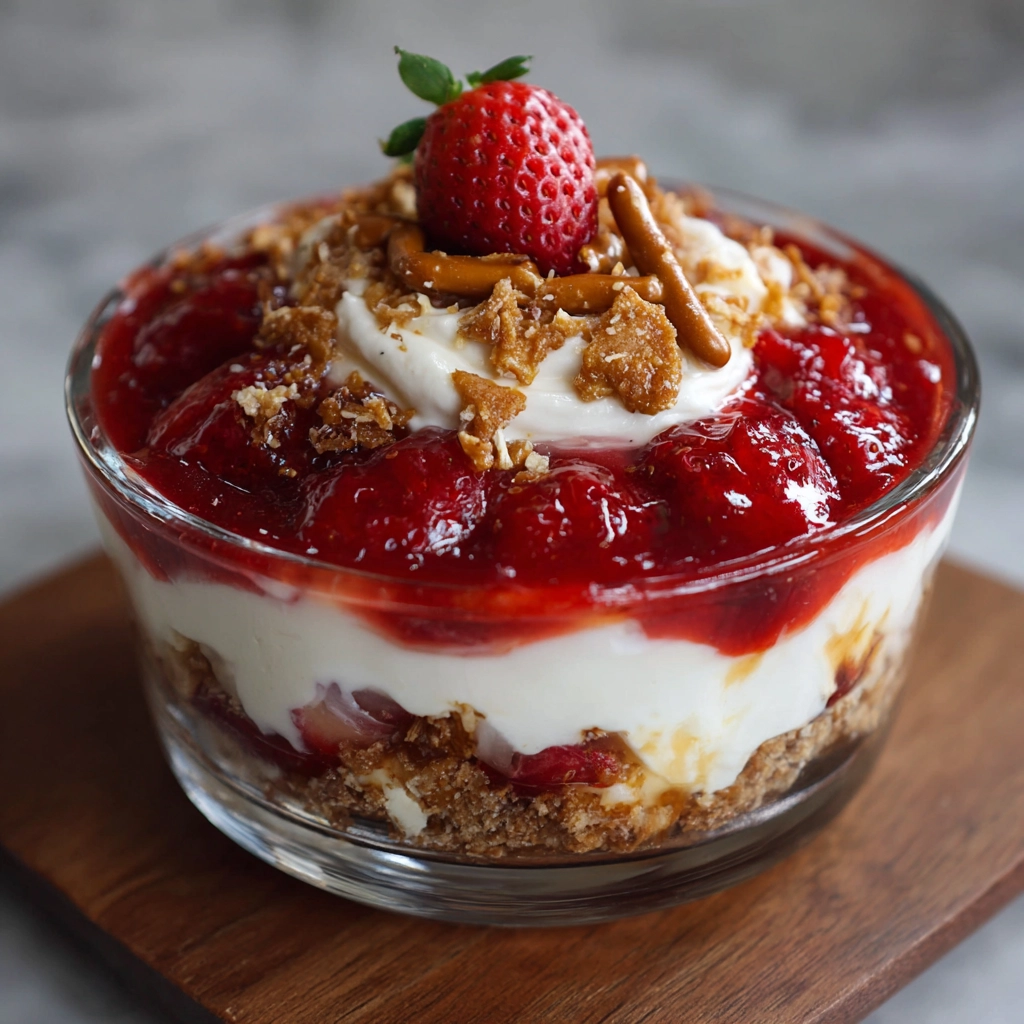 Strawberry Pretzel Salad Recipe
