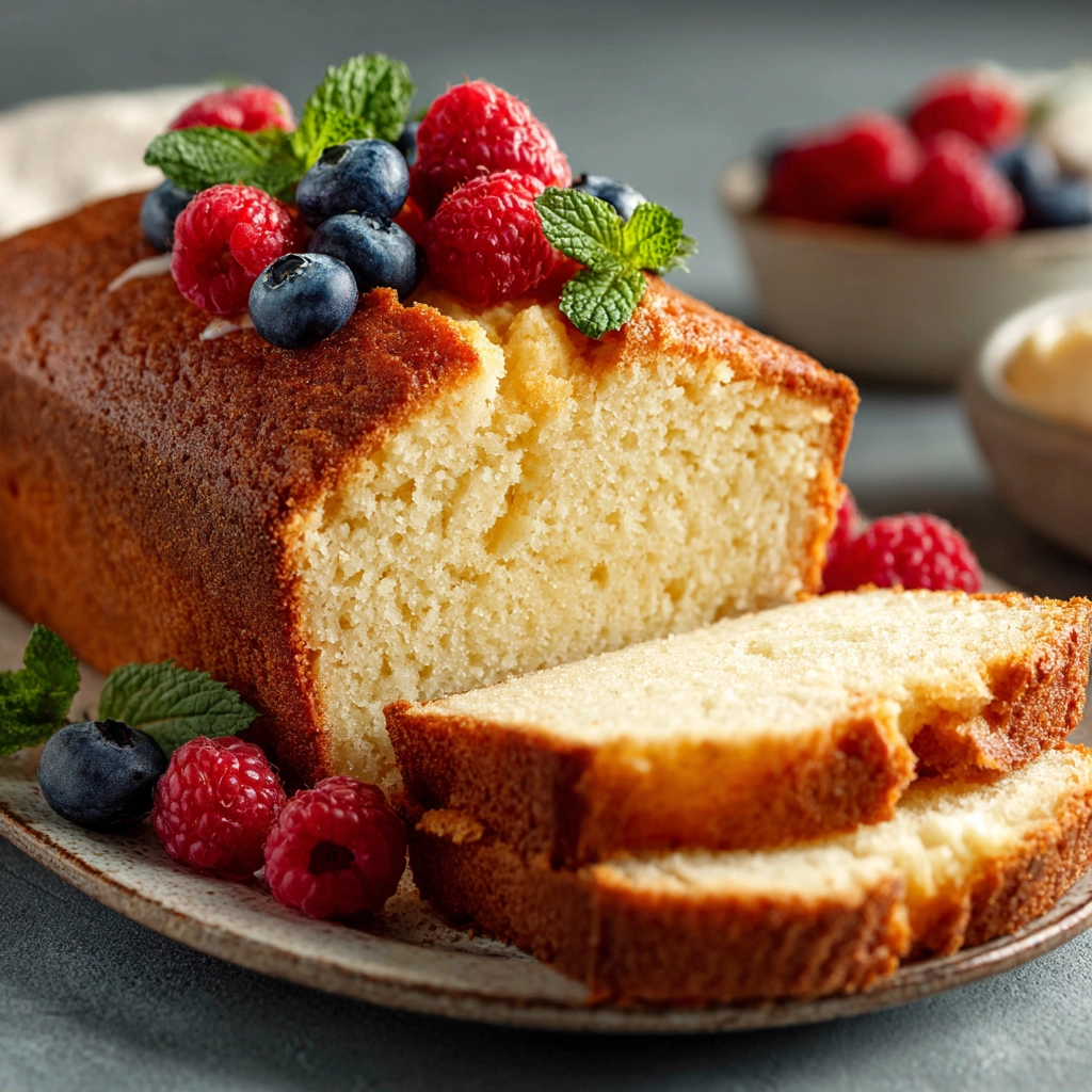 Vanilla Vegan Pound Cake
