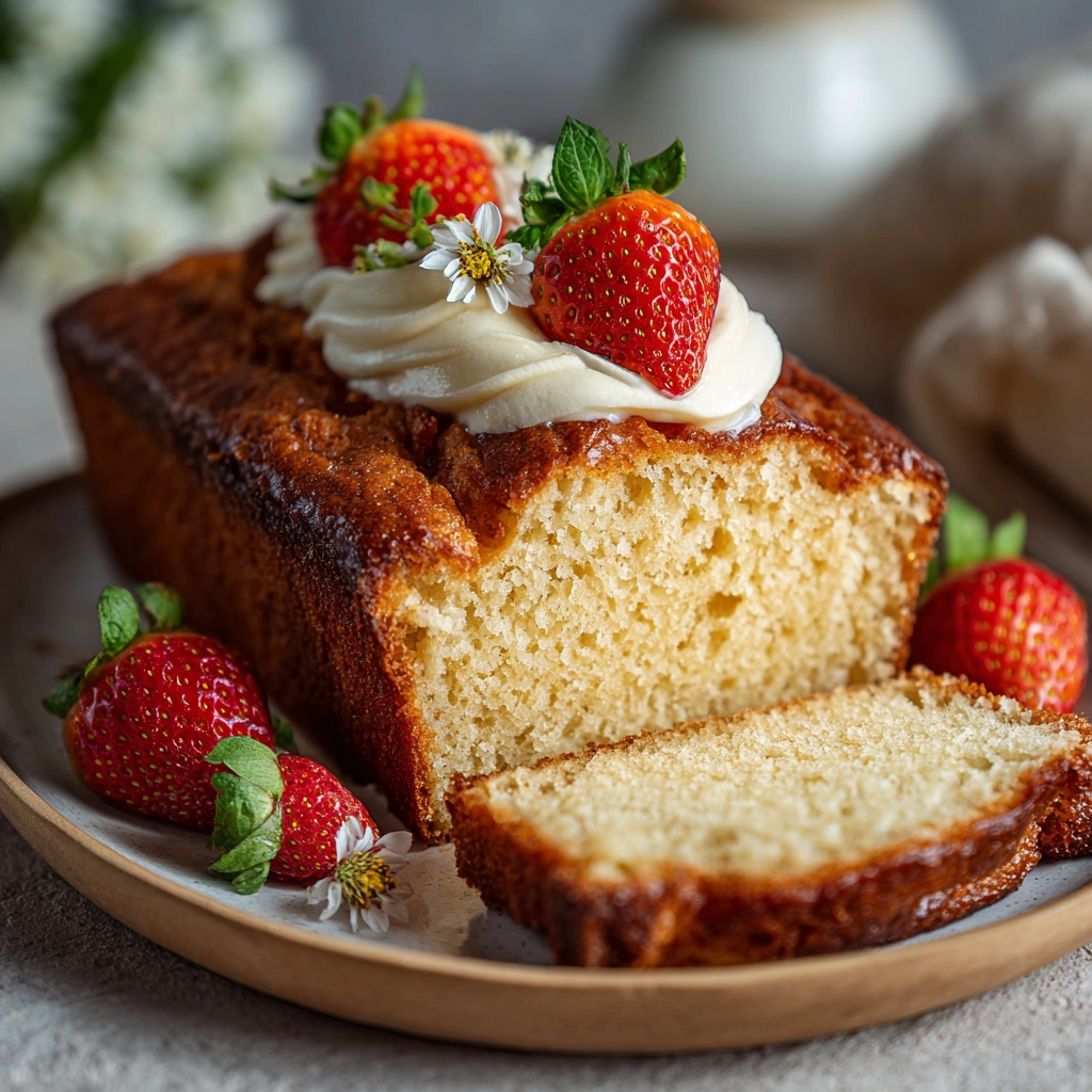 Vanilla Vegan Pound Cake