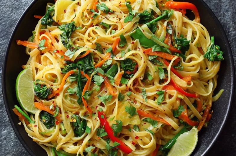 Vegetarian Coconut Noodles: Creamy, Flavorful, and Easy to Make