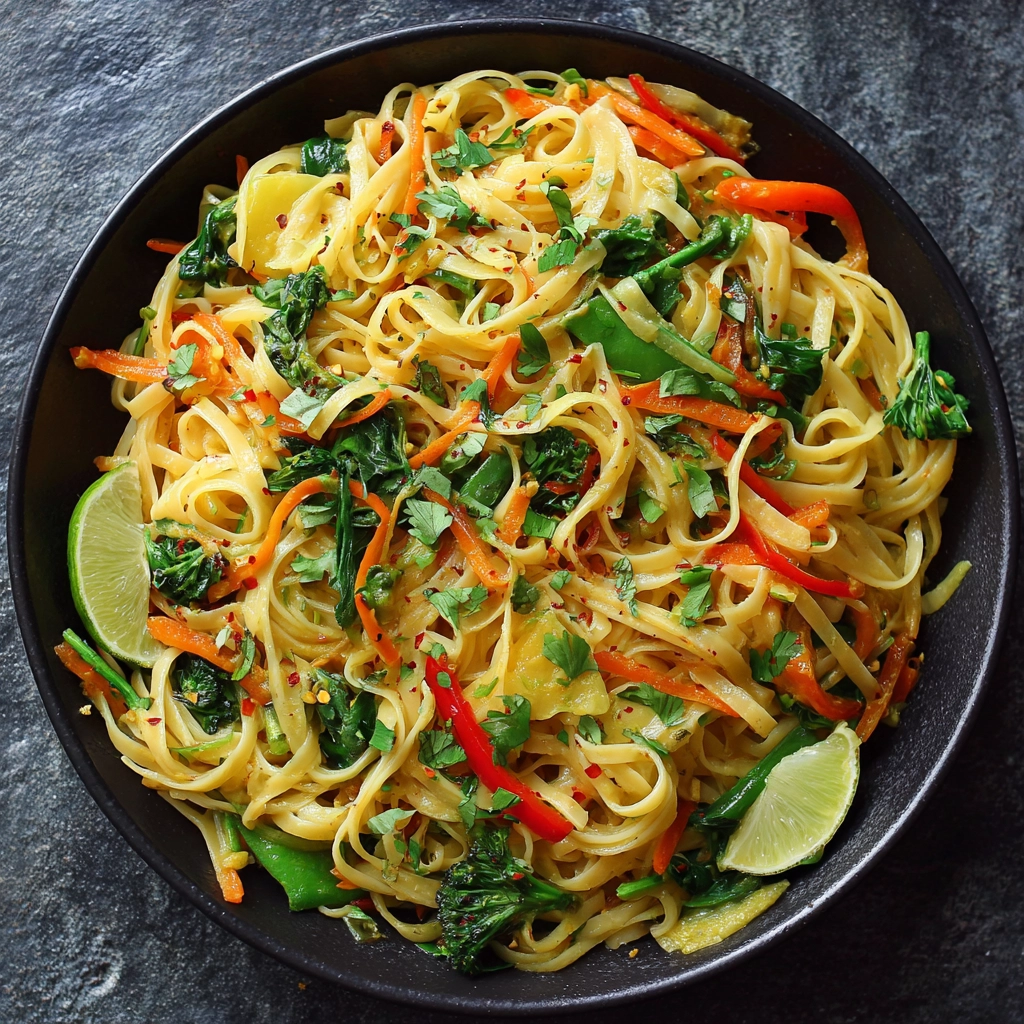 Vegetarian Coconut Noodles