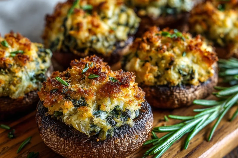 Vegetarian Stuffed Mushrooms – A Flavorful and Elegant Appetizer