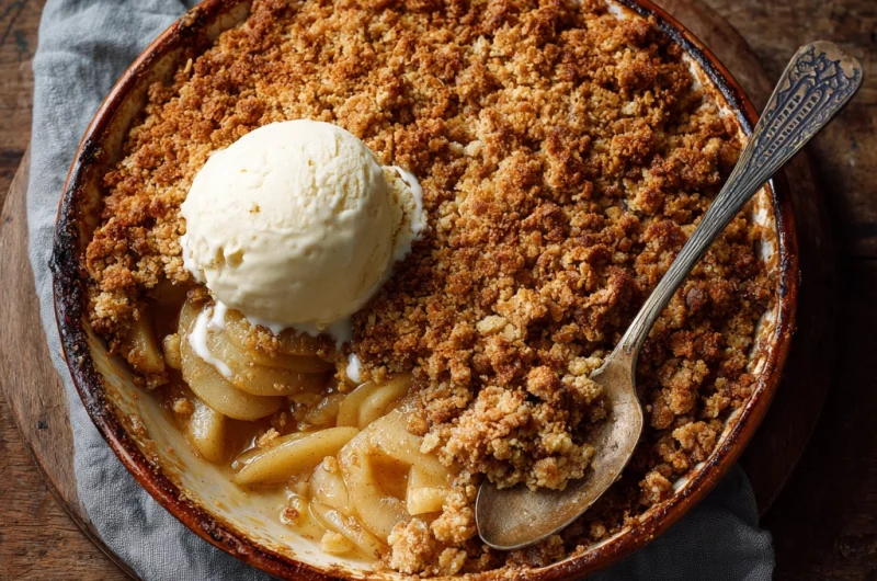 Baked Apple Crumble Recipe: Warm, Sweet, and Comforting