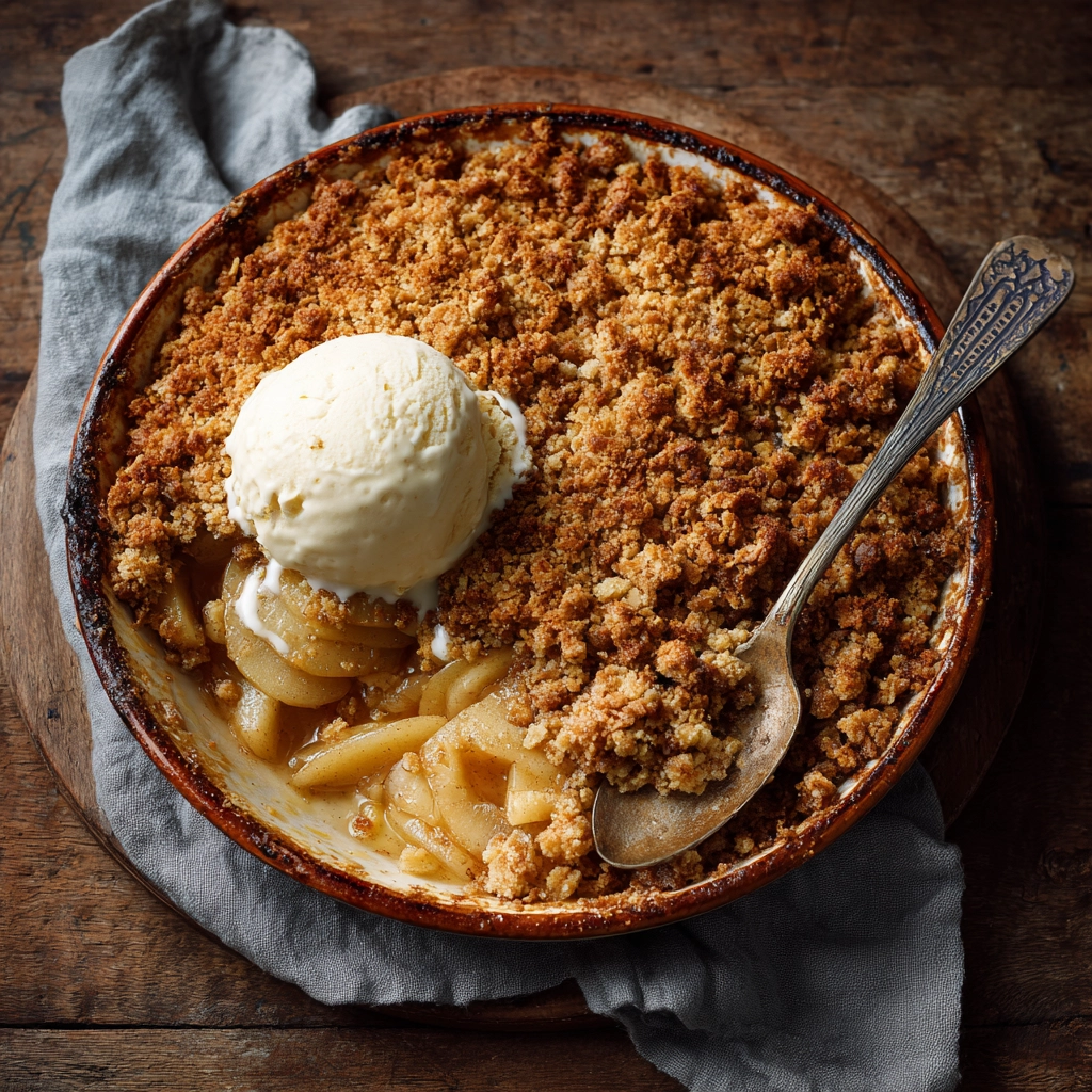 Baked Apple Crumble Recipe