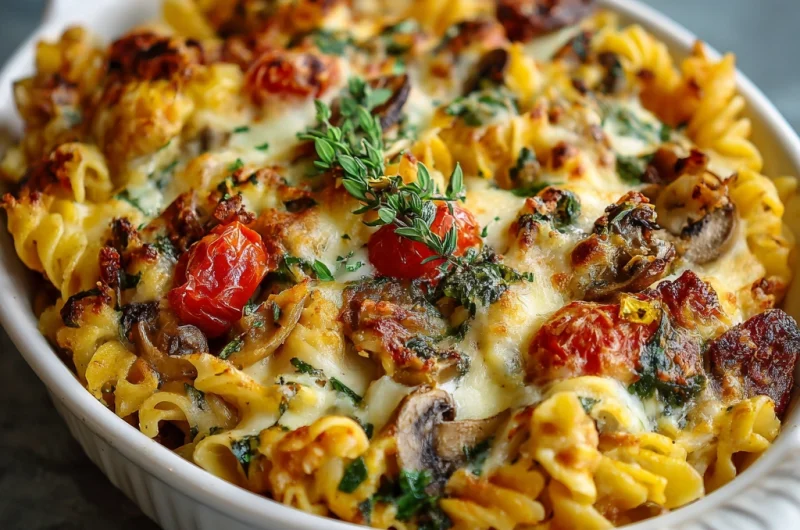 Baked Mediterranean Pasta Recipe: A Flavorful, Wholesome, and Easy Meal