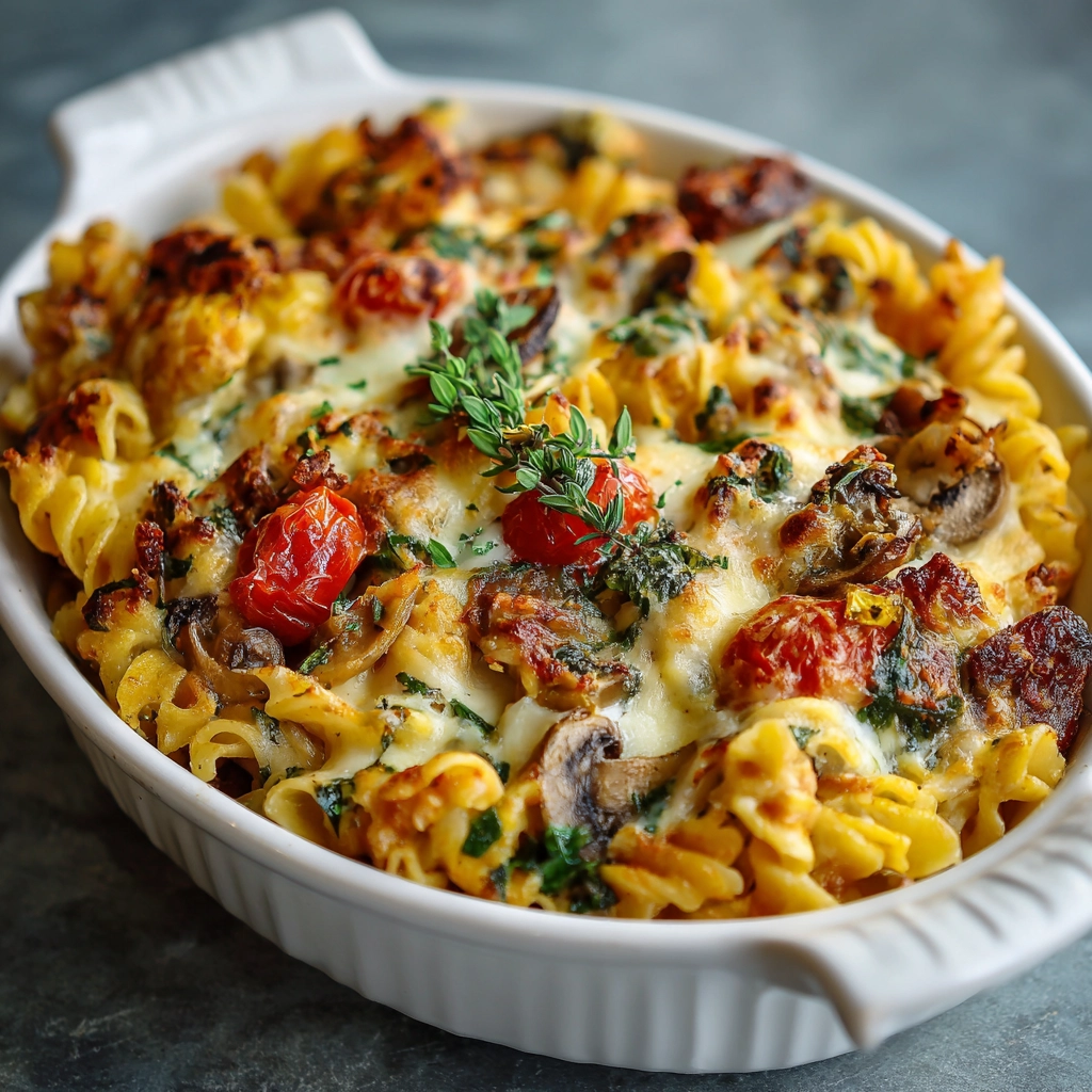 Baked Mediterranean Pasta Recipe