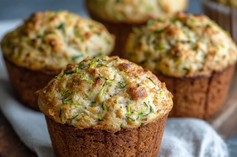 Banana Zucchini Bread Muffins – Moist, Healthy & Flavorful