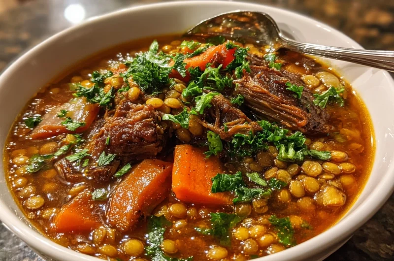 Hearty Beef Lentil Stew: A Comforting & Nutritious Classic