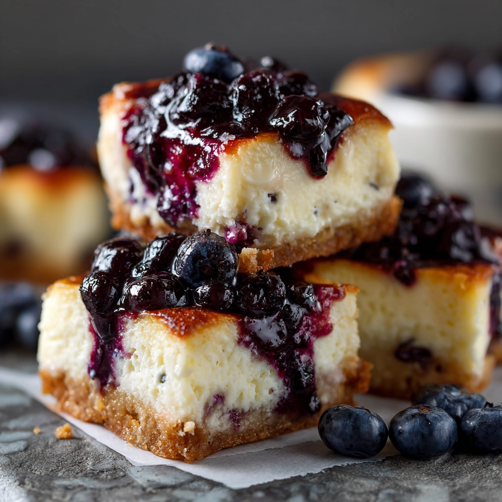 Blueberry Cheesecake Bars