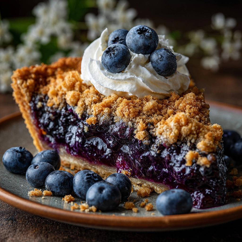 Blueberry Crumble Pie