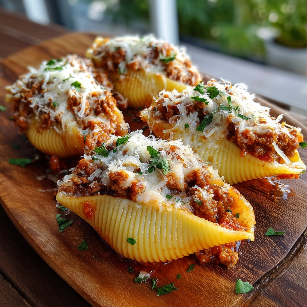 Bolognese Stuffed Shells Recipe