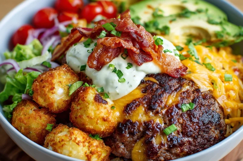 Burger Bowl Recipe: A Delicious Low-Carb Twist on Your Favorite Burger