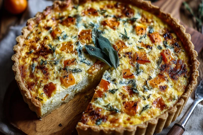 Butternut Squash & Sage Quiche