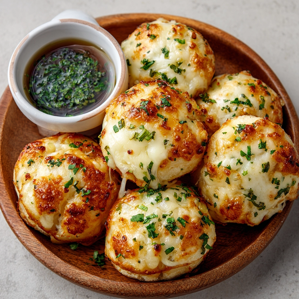 Cheesy Garlic Butter Bombs Recipe