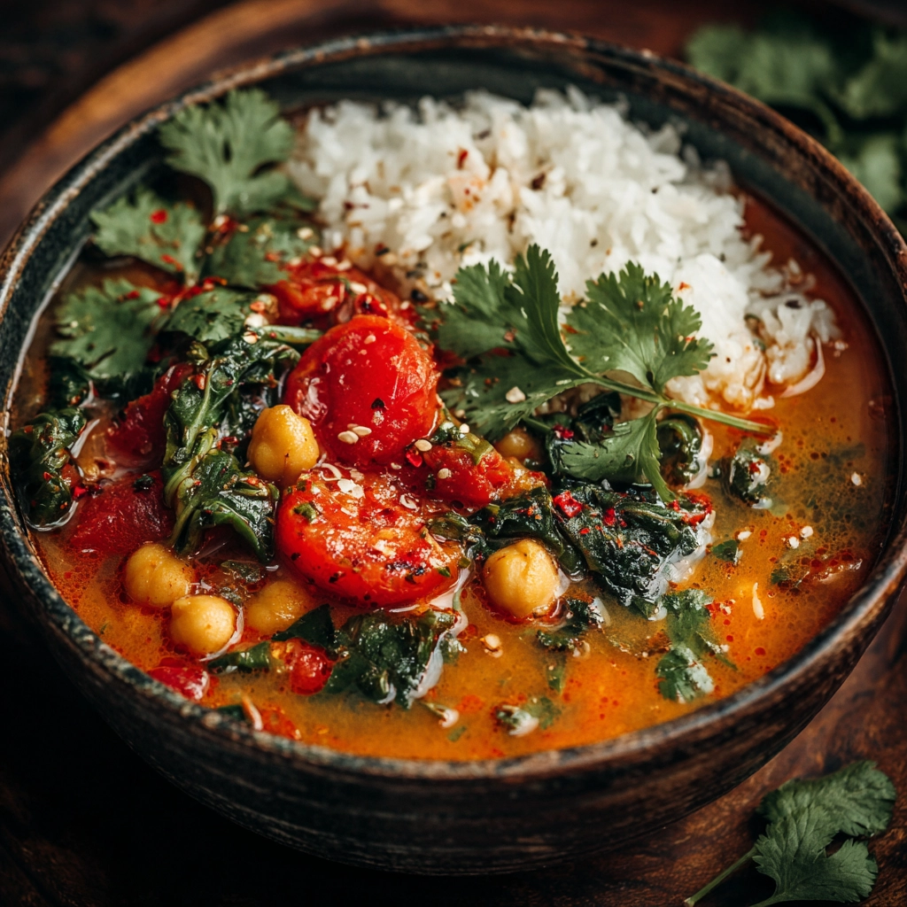 Coconut Tomato Chickpea Stew