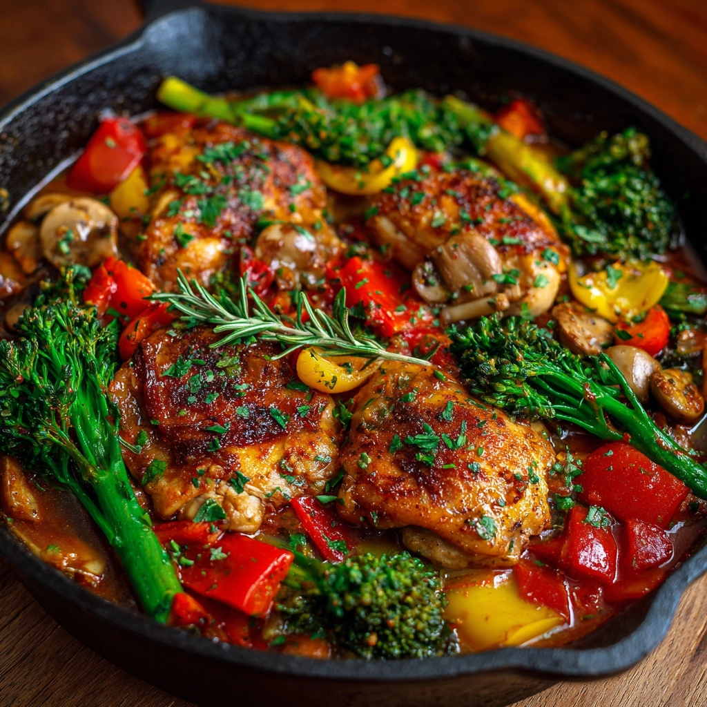 Colorful One-Pot Chicken & Veggie Delight