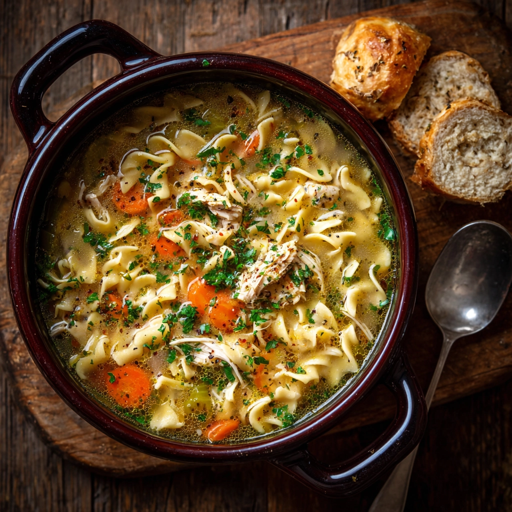 Coziest Chicken Noodle Soup Recipe