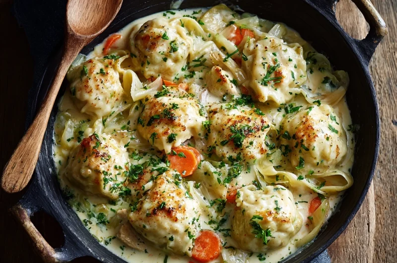 Creamy Chicken Dumplings: A Comfort Food Classic Made Irresistible