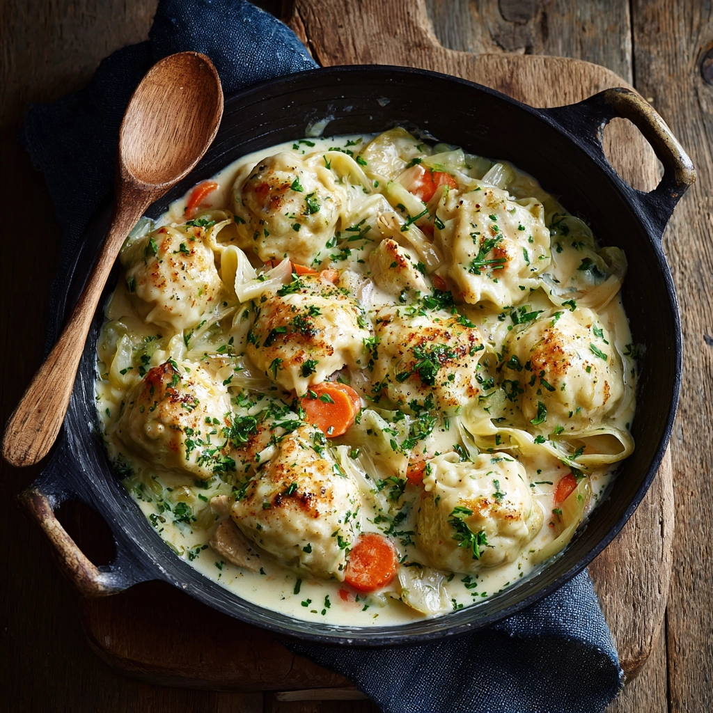 Creamy Chicken Dumplings Recipe